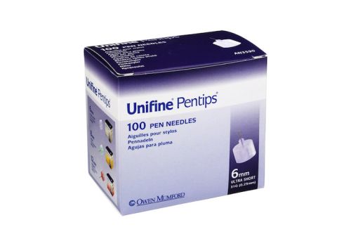 UNIFINE Pentips Kanüle 31 G 0,33x6 mm – PZN 02918386 (PZN 02918386)