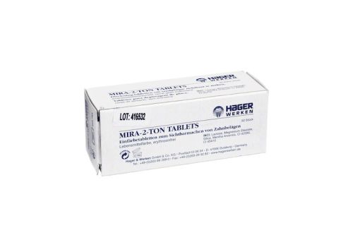 MIRA 2 Ton Plaque Einfärbe Tabletten – PZN 04005247 (PZN 04005247)