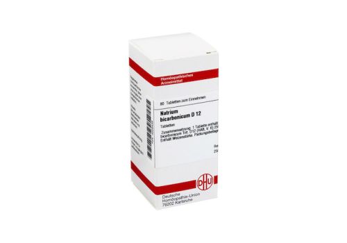 NATRIUM BICARBONICUM D 12 Tabletten – PZN 04228438 (PZN 04228438)