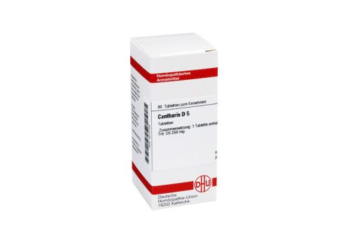 CANTHARIS D 5 Tabletten – PZN 04210125 (PZN 04210125)