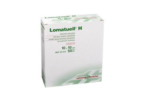 LOMATUELL H Salbentüll 10x10 cm steril – PZN 03275631 (PZN 03275631)