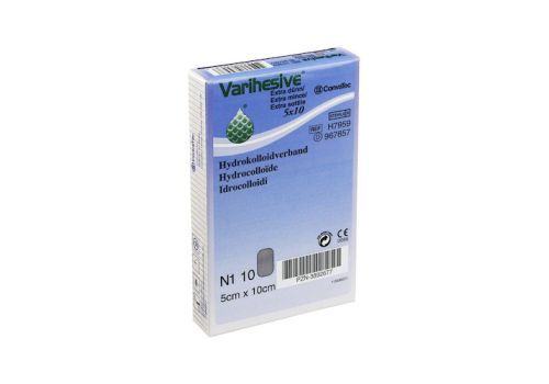 VARIHESIVE extra dünn 5x10 cm HKV hydroaktiv – PZN 03892677 (PZN 03892677)