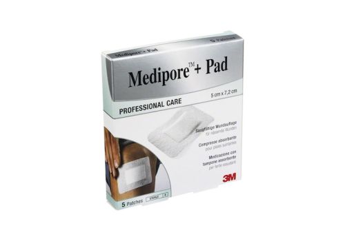 MEDIPORE+Pad 3M 5x7,2cm 3562NP Pflaster – PZN 07194792 (PZN 07194792)