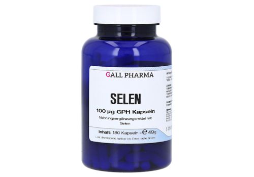 SELEN 100 µg GPH Kapseln – PZN 04631795 (PZN 04631795)