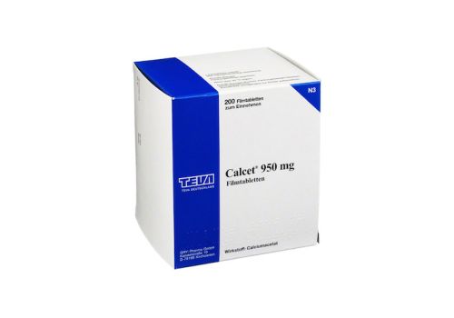 CALCET 950 mg Filmtabletten – PZN 07226546 (PZN 07226546)