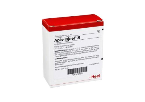 APIS INJEEL S Ampullen – PZN 04561652 (PZN 04561652)