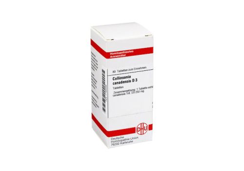 COLLINSONIA CANADENSIS D 3 Tabletten – PZN 07165299 (PZN 07165299)