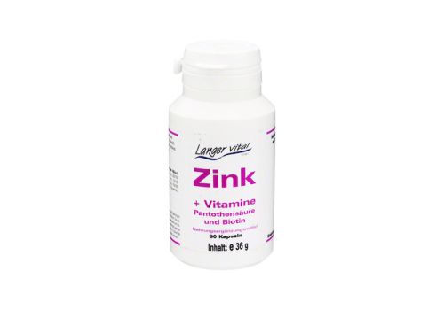 ZINK+VIT.B5+Biotin Kapseln – PZN 06862180 (PZN 06862180)