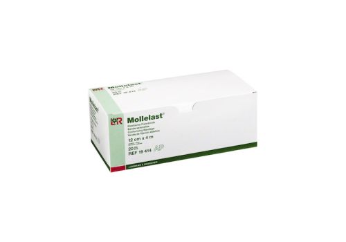 MOLLELAST Binden 12 cmx4 m weiß – PZN 04781589 (PZN 04781589)