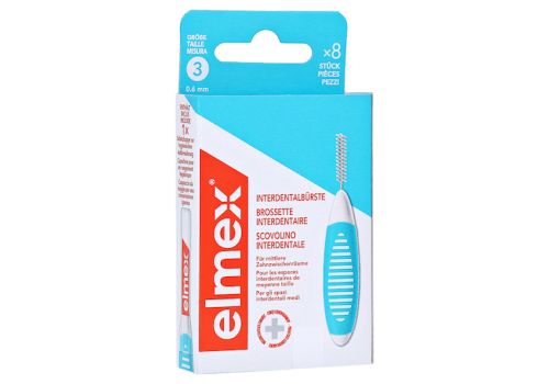 ELMEX Interdentalbürsten ISO Gr.3 0,6 mm blau – PZN 17149083 (PZN 17149083)