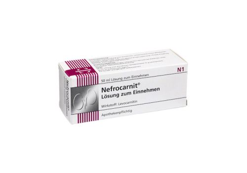 Nefrocarnit Lösung zum Einnehmen 1g/3,3ml – PZN 04542057 (PZN 04542057)