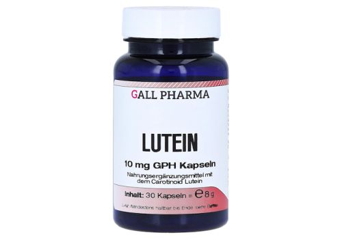 LUTEIN 10 mg Kapseln – PZN 06075134 (PZN 06075134)