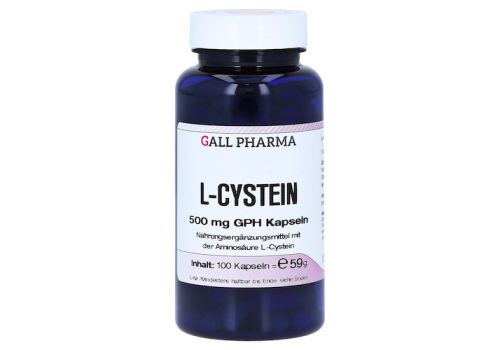 L-CYSTEIN 500 mg Kapseln – PZN 01290520 (PZN 01290520)