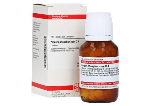 ZINCUM PHOSPHORICUM D 4 Tabletten – PZN 04242817 (PZN 04242817)