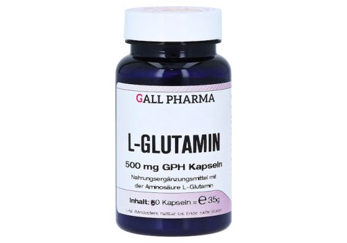 L-GLUTAMIN 500 mg Kapseln – PZN 01290543 (PZN 01290543)