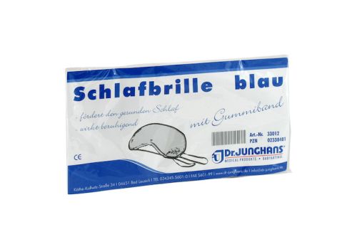 SCHLAFBRILLE mit Gummiband blau – PZN 02338401 (PZN 02338401)