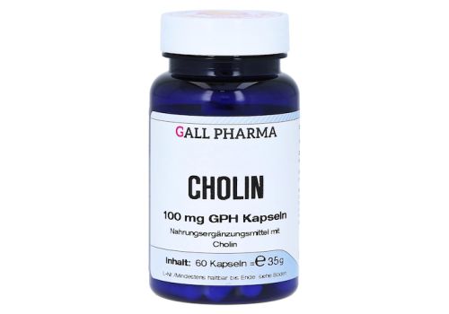 CHOLIN 100 mg GPH Kapseln – PZN 03378360 (PZN 03378360)