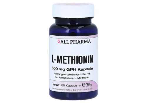 L-METHIONIN 500 mg Kapseln – PZN 01290626 (PZN 01290626)