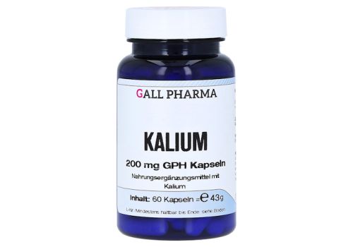 KALIUM 200 mg GPH Kapseln – PZN 04569205 (PZN 04569205)