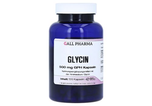 GLYCIN 500 mg GPH Kapseln – PZN 07766834 (PZN 07766834)