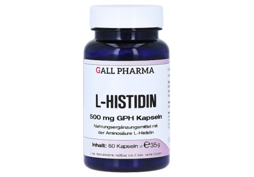 L-HISTIDIN 500 mg Kapseln – PZN 01290566 (PZN 01290566)