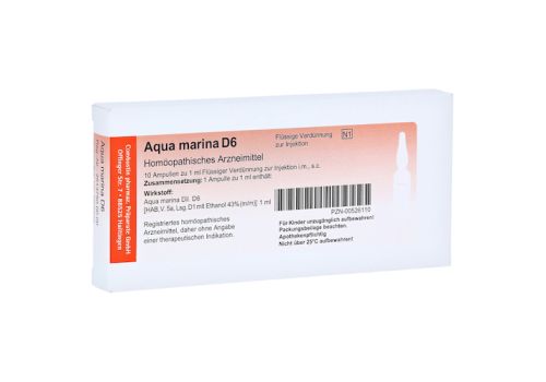 AQUA MARINA D 6 Ampullen – PZN 00526110 (PZN 00526110)