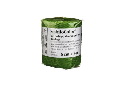 BORT StabiloColor Binde 6 cm grün – PZN 08830913 (PZN 08830913)