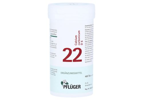 BIOCHEMIE Pflüger 22 Calcium carbonicum D 6 Tabl. – PZN 06322839 (PZN 06322839)