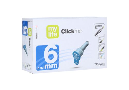 MYLIFE Clickfine Pen-Nadeln 6 mm 31 G – PZN 05524133 (PZN 05524133)