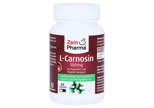 L-Carnosin 500 mg Kapseln – PZN 10198262 (PZN 10198262)