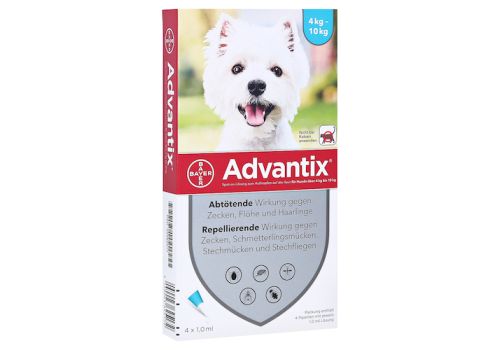 ADVANTIX Spot-on Lsg.z.Auftr.a.d.H.f.Hund 4-10 kg – PZN 02362517 (PZN 02362517)