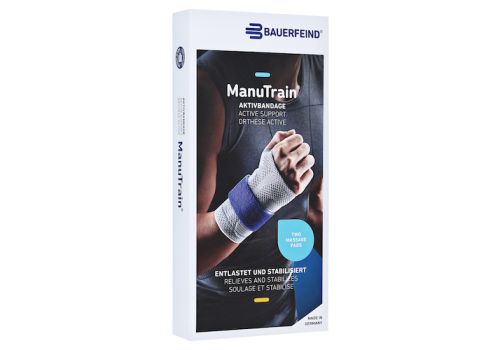 MANUTRAIN Handgelenkbandage rechts Gr.3 schwarz – PZN 07552300 (PZN 07552300)