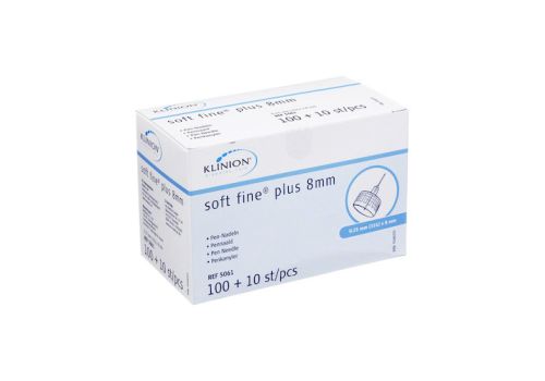 KLINION Soft fine plus Kanülen 8 mm 31 G 0,25 mm +Kanülen-Box – PZN 09166251 (PZN 09166251)