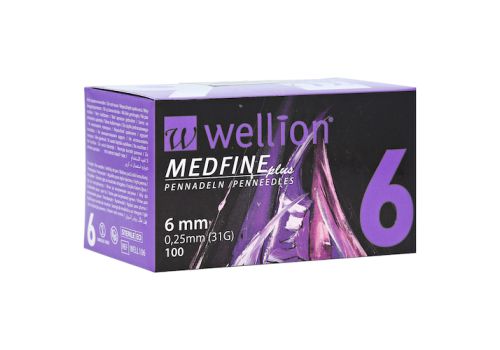 WELLION MEDFINE plus Pen-Nadeln 6 mm – PZN 07105587 (PZN 07105587)