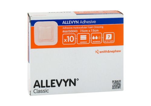 ALLEVYN Adhesive 7,5x7,5 cm haftende Wundauflage – PZN 11229792 (PZN 11229792)