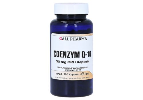 COENZYM Q10 30 mg GPH Kapseln – PZN 01551191 (PZN 01551191)