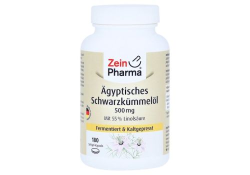 Ägyptisches Schwarzkümmelöl Kapseln 500mg – PZN 03074766 (PZN 03074766)