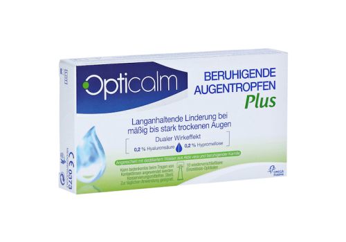 OPTICALM beruhigende Augentropfen Plus in Einzeld. – PZN 09928991 (PZN 09928991)