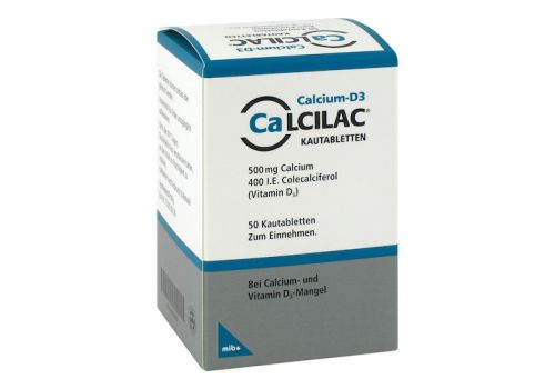 Calcilac 500mg/400 I.E. – PZN 09091062 (PZN 09091062)