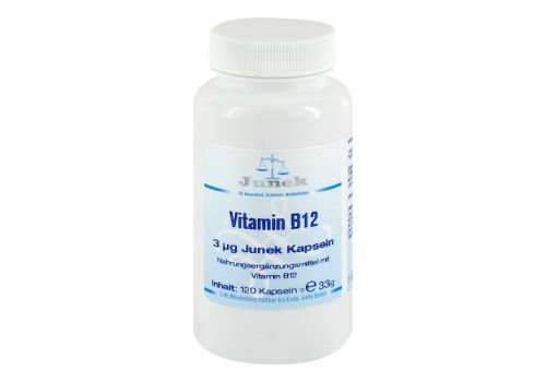 VITAMIN B12 3 µg Junek Kapseln – PZN 10051777 (PZN 10051777)