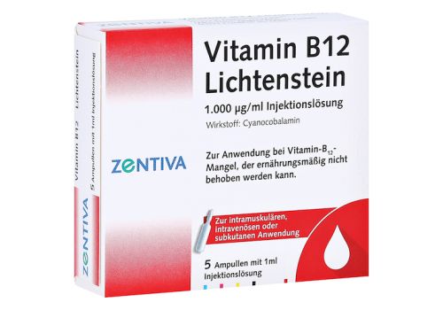 Vitamin B12 1.000 µg Lichtenstein Ampullen – PZN 03725815 (PZN 03725815)