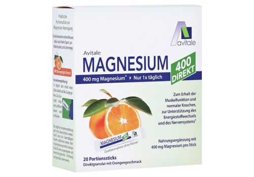 MAGNESIUM 400 direkt Orange Portionssticks – PZN 15529887 (PZN 15529887)