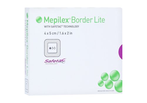 MEPILEX Border Lite Schaumverb.4x5 cm steril CPC – PZN 02687490 (PZN 02687490)