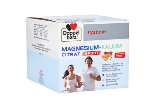 Doppelherz system Magnesium + Kalium Citrat Sport – PZN 01522692 (PZN 01522692)