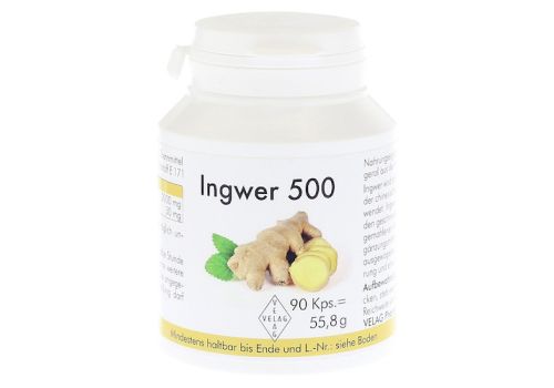 Ingwer 500 Kapseln – PZN 01058740 (PZN 01058740)