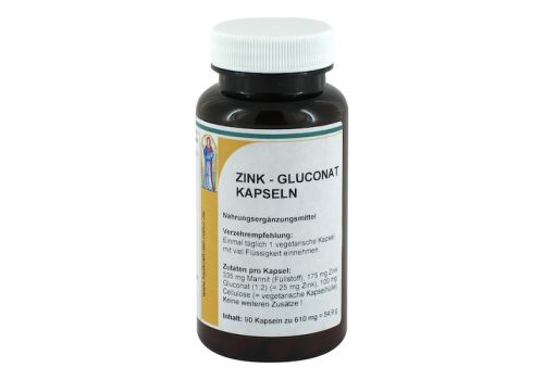 ZINK 25 mg Zinkgluconat Kapseln – PZN 11169564 (PZN 11169564)