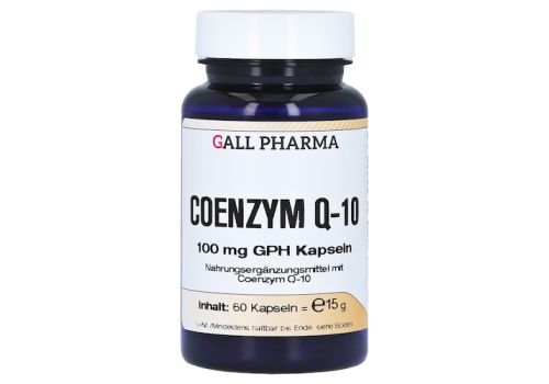 COENZYM Q10 100 mg GPH Kapseln – PZN 01551268 (PZN 01551268)