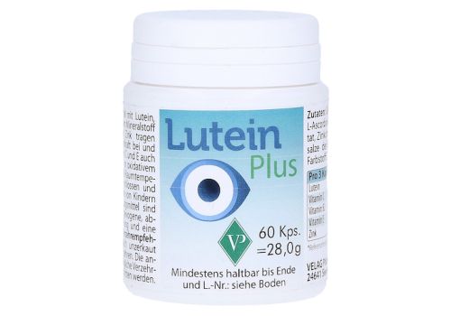 LUTEIN 6 mg plus Kapseln – PZN 02680252 (PZN 02680252)