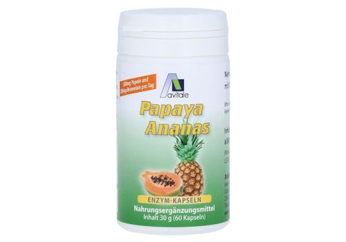 PAPAYA ANANAS Enzym Kapseln – PZN 02194161 (PZN 02194161)