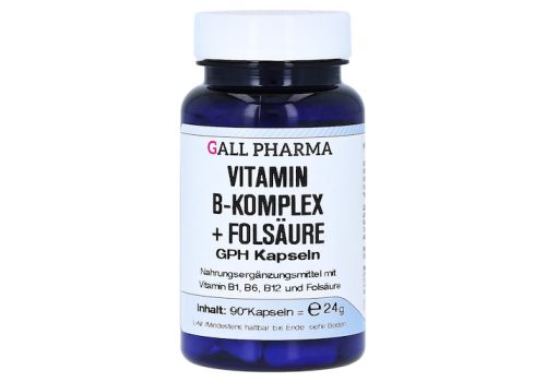 VITAMIN B KOMPLEX+Folsäure GPH Kapseln – PZN 04722569 (PZN 04722569)